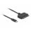 Adattatore DeLock 63803 USB-C a SATA 22 pin 0,5 m Nero