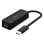 Adaptador USB-C Goobay 76579 a RJ45 Ethernet 0,1 m Negro