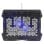 Refroidisseur pour ordinateur portable Bluestork NB-COOLER-FIRST lumineux USB 15.6" noir