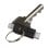 Autenticador de hardware Yubico YubiKey 5Ci USB-C Lightning Preto compatível multiplataforma