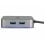 Estación dock DeLock 87742 USB-C HDMI RJ-45 USB-A PD 87W LED gris metálica