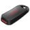 Unidad flash USB Sandisk Cruzer Snap 128GB USB 2.0 negra deslizante