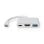 Hub USB-C Nedis CCGB64770WT01 Blanco con HDMI y USB-A/C 7,5 W