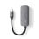 Hub Nedis 3 puertos 5 Gbps modelo CCGB64230GY01 extra HDMI USB-C y USB-A