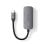 Hub Nedis 3 puertos 5 Gbps modelo CCGB64230GY01 extra HDMI USB-C y USB-A