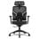Chaise de bureau Alpha Gamer Aurora Ergonomique Mesh Tech support 3D Noir