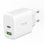 Carregador Cool Ultra Fast Dual 45W GaN PD USB-C+USB Branco