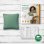 Coussin chauffant Medisana HC 250 infrarouge sans fil vert 40x40 cm