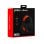 Auriculares INCA Preo 125085402 con cable Jack Gaming retroiluminados negro y rojo