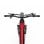 Bicicleta eléctrica DUOTTS F26 Lite Motor 500 W batería 48 V 18 Ah neumáticos 26" freno hidráulico negra roja