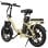 Vélo électrique ESKUTE D100 250W 36V 13Ah roues 16" frein à disque blanc