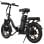 Vélo électrique Eskute D100 250W 36V 13Ah roues 16 pouces frein à disque noir