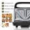 Sandwichmaker SUPERLEX Ssw001de 750W Antihaftplatten automatische Temperatur schwarz