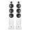 Altavoces Fenton Torre Cableados 500W blancos Bass Reflex 3 vías