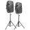 Altavoces Vonyx De 2 Vías Cableados 300W con bluetooth y mezclador integrado
