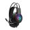 Casque Marvo HG8935 filaire USB Gaming microphone rétractable rétroéclairé Noir