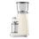 Kaffeemühle SMEG CGF11CREU Edelstahl Kegelmahlwerk 350 g Creme
