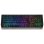 Tastiera The G-Lab Keyz Tungsten membrana wireless AZERTY retroilluminata RGB