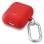 Coque Cellularline Bounce AirPods 1&2 Rouge Silicone Résistant aux Rayures