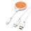 Adaptateur d'affichage sans fil J5CREATE JVAW62-N USB-C HDMI 90W Orange Blanc