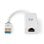 Adaptador USB NEDIS CCBW61950WT02 USB-A a Ethernet RJ45 0,2 m Blanco