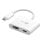 Adaptador USB-C J5CREATE JCA152-N HDMI 4K 144 Hz Power Delivery Branco