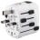 Adaptador de viaje Hama World Travel Pro universal 100-250 V compacto blanco
