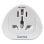 Adaptador de viaje Hama Universal 00223455 con conectores mundiales y 100-250 V