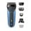 Máquina de Barbear Braun Series 3 310BT resistente à água recarregável preto/azul
