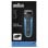 Máquina de Barbear Braun Series 3 310BT resistente à água recarregável preto/azul