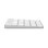Teclado Satechi Aluminum Rechargeable BT numérico inalámbrico plata Space gray