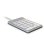 Teclado R-Go Tools Numpad Break compacto USB blanco con software de pausa