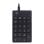 Tastierino numerico R-Go Tools Numpad Break cablato compatto USB ergonomico nero con LED pausa