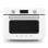 Dampfbackofen Smeg COF01WHEU 30 l Weiß/Inox mit LCD-Display und 3 Einschüben