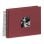 Album photo HAMA Fine Art Bordeaux 50 pages reliure spirale couverture personnalisable