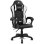 Silla Drift DR35 Diseño Exclusivo Gaming Negra/Blanca respaldo reclinable cojines lumbar y cervical