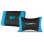 Silla Drift DR35 Diseño Exclusivo Gaming Negra/Azul respaldo reclinable cojines lumbar y cervical