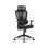 Chaise de bureau Alpha Gamer Luna V2 ergonomique noire, maille, support magnétique