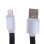 Câble de données Dam Electronics USB 3.0 plat Lightning métal coloré