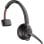 Auriculaire Poly Savi 8210 sans fil DECT pour bureau avec réduction de bruit noir