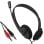 Auriculaires IGGUAL EASY CALL filaires Jack 3,5 mm pour bureau et appels avec micro rabattable, noir