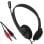 Auriculaires IGGUAL EASY CALL filaires Jack 3,5 mm pour bureau et appels avec micro rabattable, noir