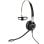 Auricolare Jabra BIZ 2400 II con cavo USB, cancellazione rumore, mic boom, nero e argento