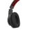 Casque Hama HS-USB400 V2 filaire USB-A pour bureau avec microphone et contrôle du volume, noir/rouge
