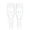 Câble de transmission Ubiquiti UACC-Cable-PT-0.5M Power TransPort 0,5 m blanc