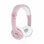 Auriculaires OTL Technologies HK1184 filaires jack 3.5 mm enfants usage quotidien Rose, Or rose, Blanc