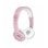 Auriculaires OTL Technologies HK1184 filaires jack 3.5 mm enfants usage quotidien Rose, Or rose, Blanc