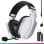 Auriculares ONiVERSE Polaris inalámbricos y con cable Gaming multiplataforma con Bluetooth, USB-C y LED, blancos