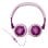 Auriculares JBL Junior 320 com fio Jack 3.5 mm Uso infantil dobráveis microfone Roxo