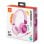 Auriculares JBL Junior 320 com fio Jack 3.5 mm Uso infantil dobráveis microfone Roxo